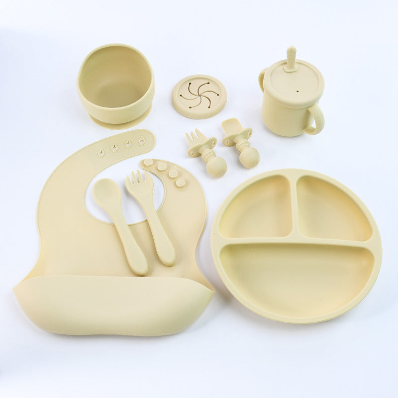 Children's Silicone Plate Suit Household