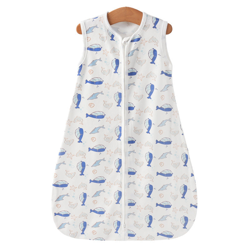 Newborn Summer Vest Sleeping Bag Baby Anti-kick Quilt