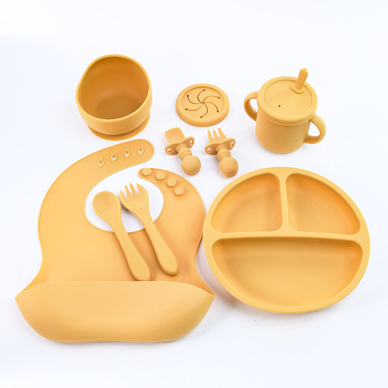 Children's Silicone Plate Suit Household
