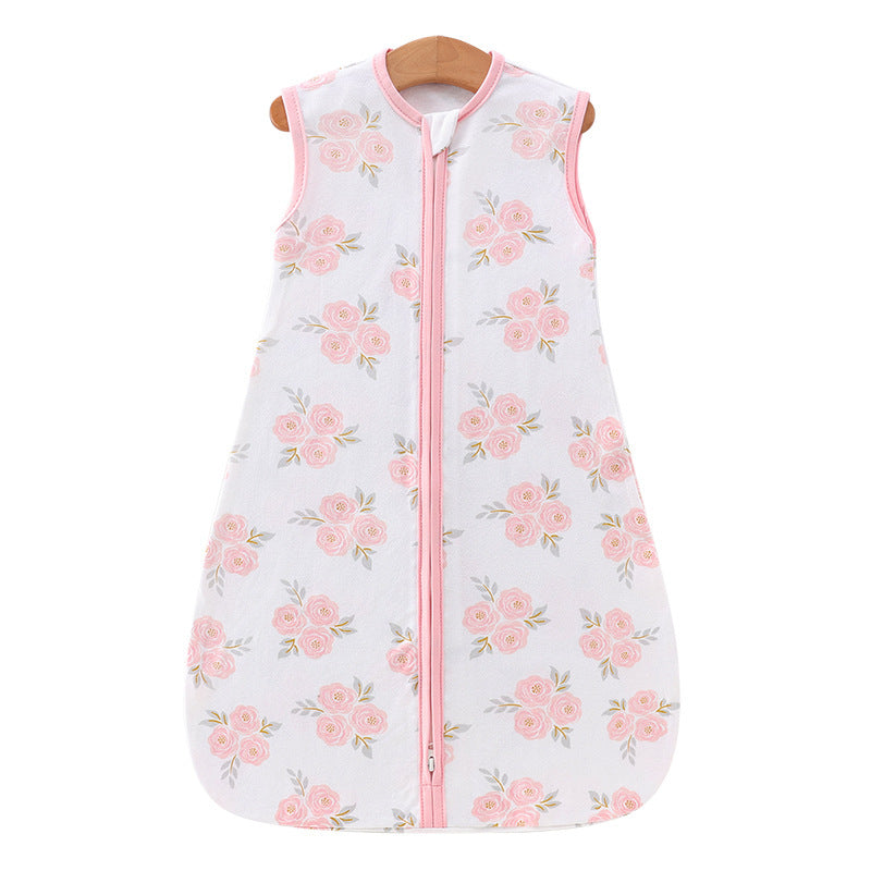 Newborn Summer Vest Sleeping Bag Baby Anti-kick Quilt