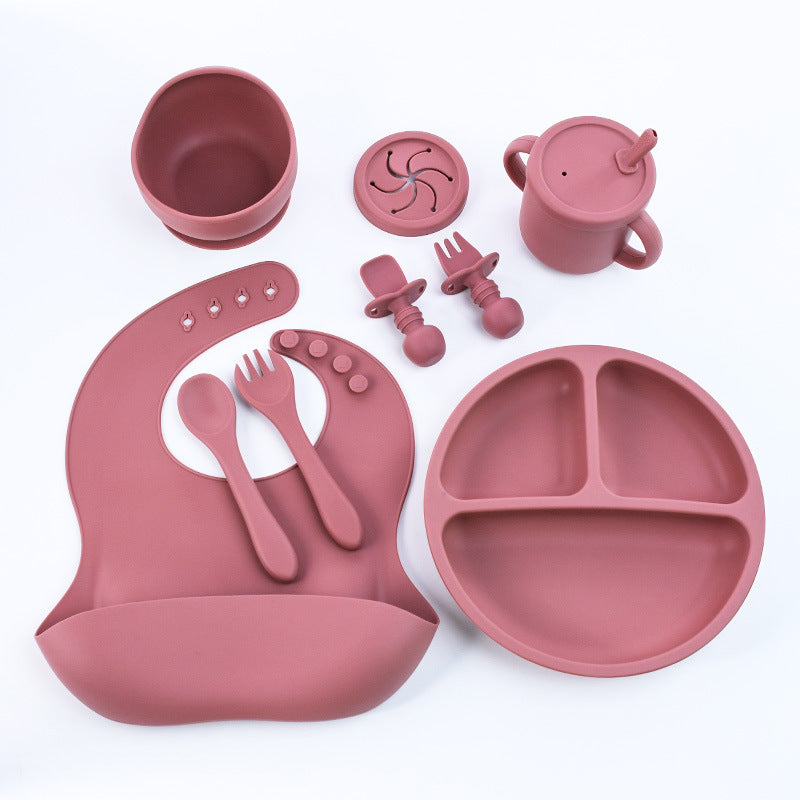 Children's Silicone Plate Suit Household
