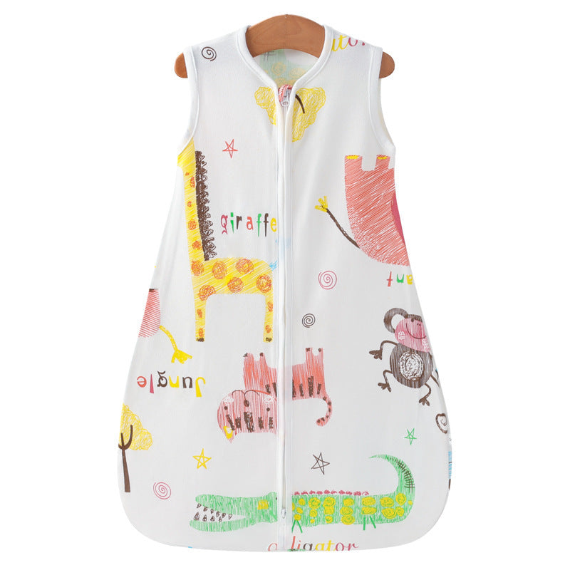 Newborn Summer Vest Sleeping Bag Baby Anti-kick Quilt