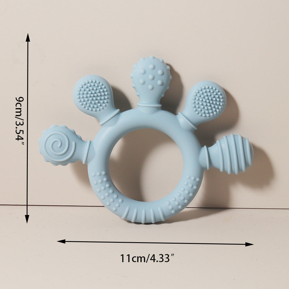 Edible Silicon Hand Holding Teether