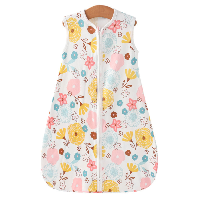 Newborn Summer Vest Sleeping Bag Baby Anti-kick Quilt