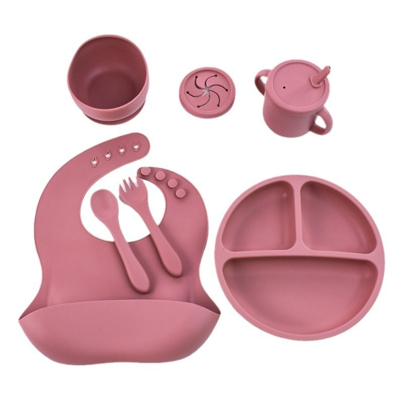 Children's Silicone Plate Suit Household