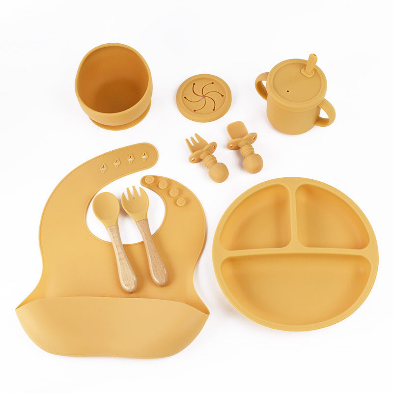 Children's Silicone Plate Suit Household