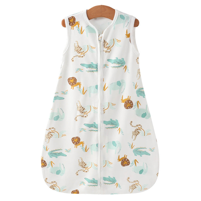 Newborn Summer Vest Sleeping Bag Baby Anti-kick Quilt