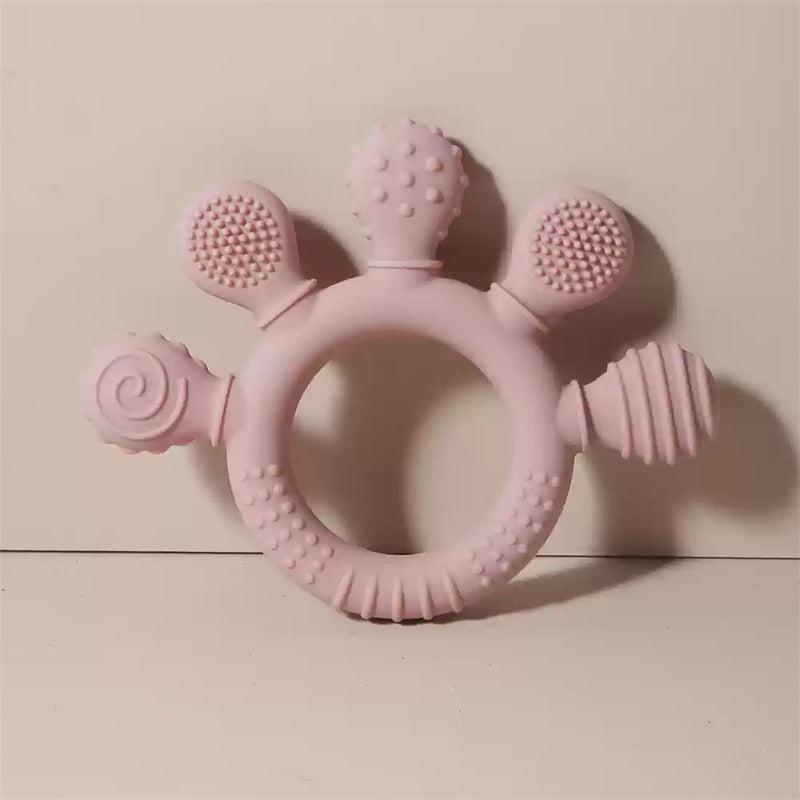 Edible Silicon Hand Holding Teether