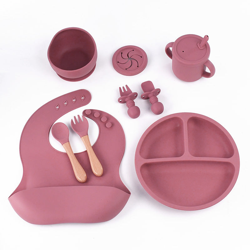 Children's Silicone Plate Suit Household