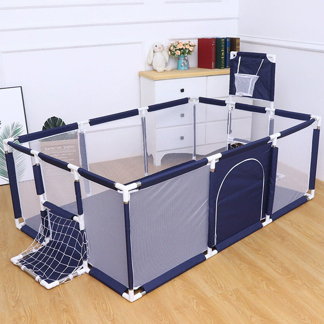 Large Baby Playpen Children Toddler Kids Indoor Play Pen   Balls Pool Basket