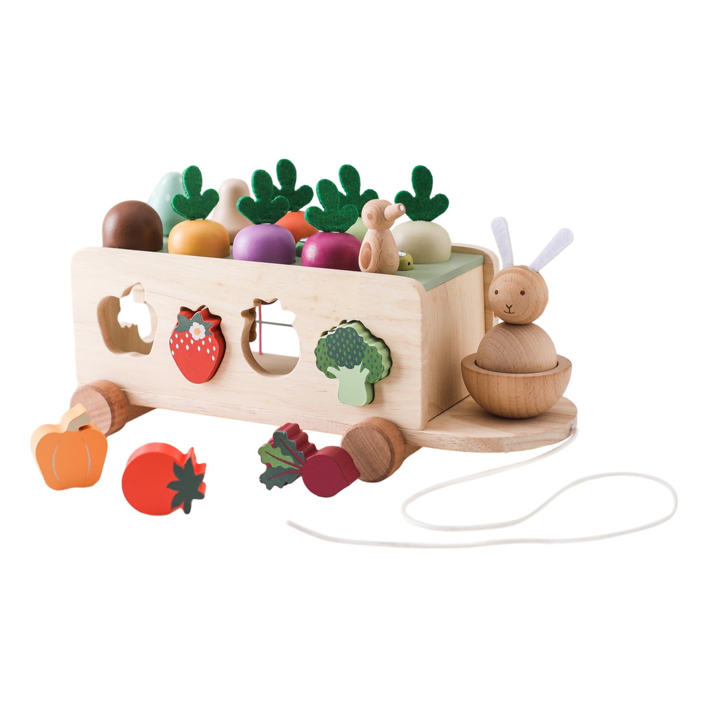 Wooden Multifunctional Color Early Education Puzzle Toys