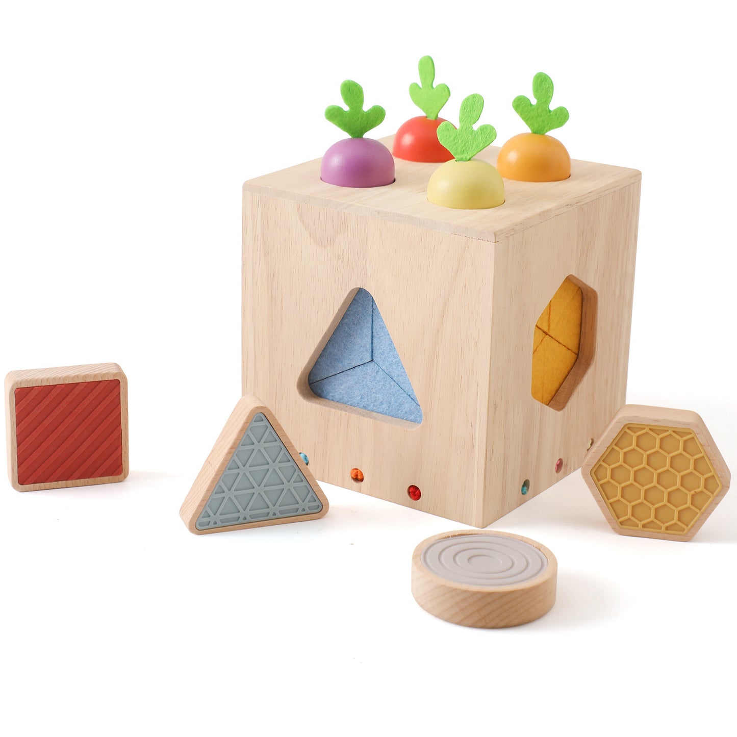 Wooden Multifunctional Color Early Education Puzzle Toys
