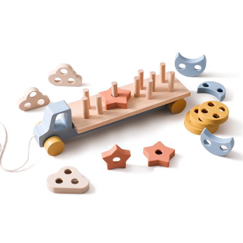 Wooden Multifunctional Color Early Education Puzzle Toys