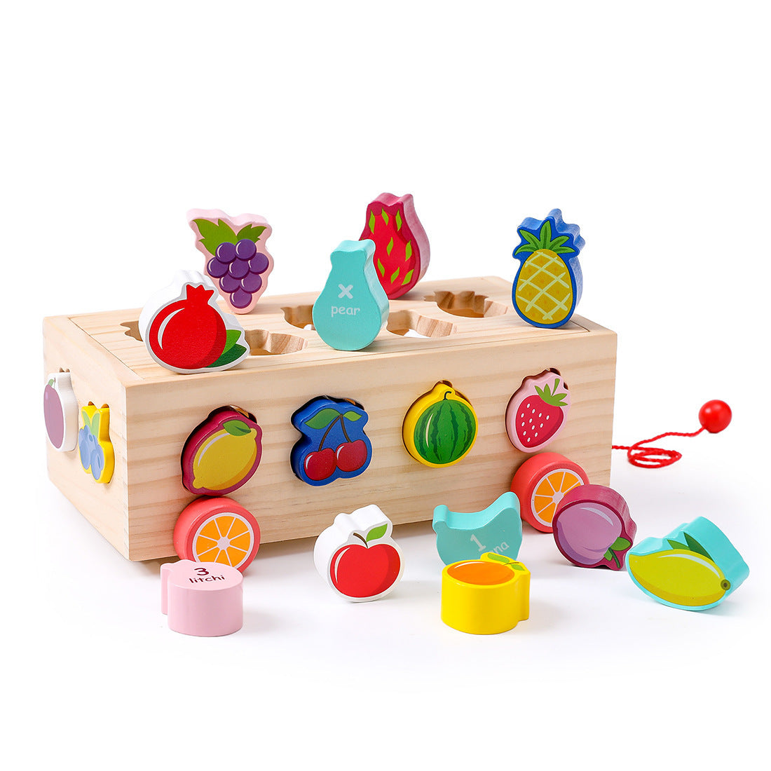 Wooden Multifunctional Color Early Education Puzzle Toys