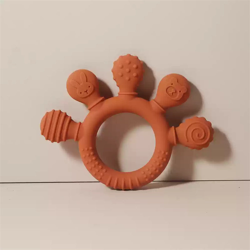 Edible Silicon Hand Holding Teether
