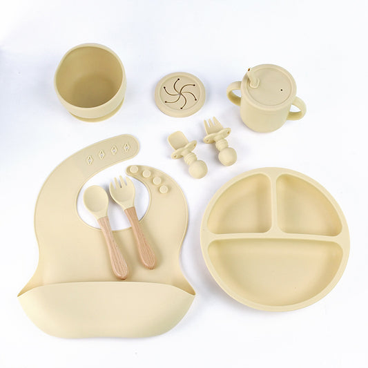 Children's Silicone Plate Suit Household