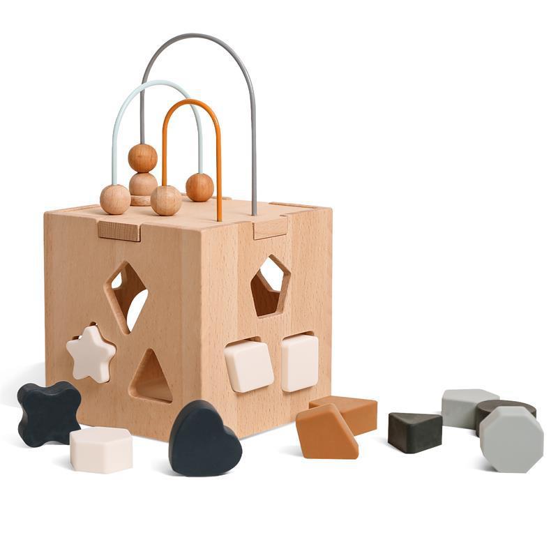 Wooden Multifunctional Color Early Education Puzzle Toys